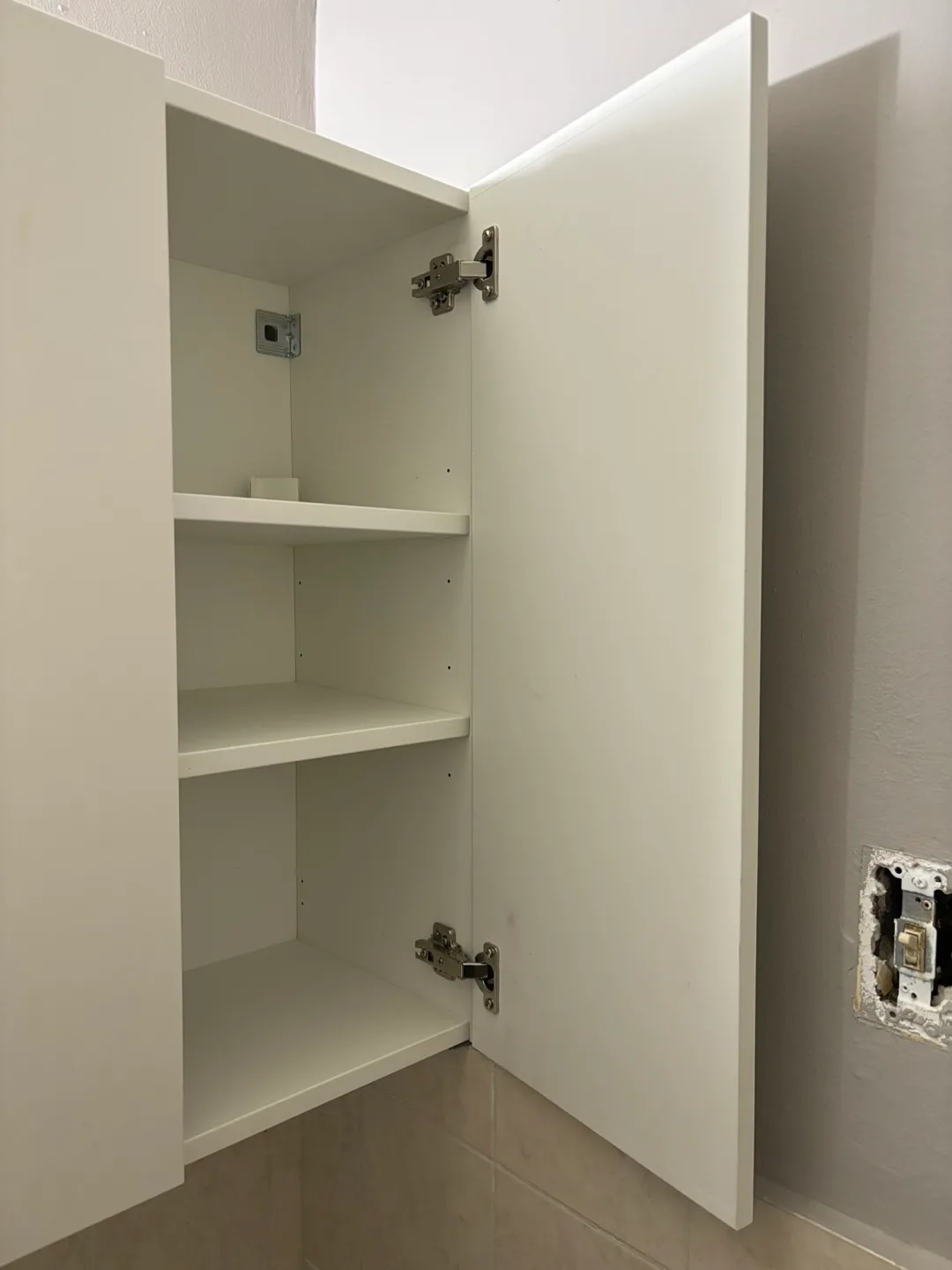 IKEA ENHET Wall Cabinet with 2 Shelves image indicator(2)