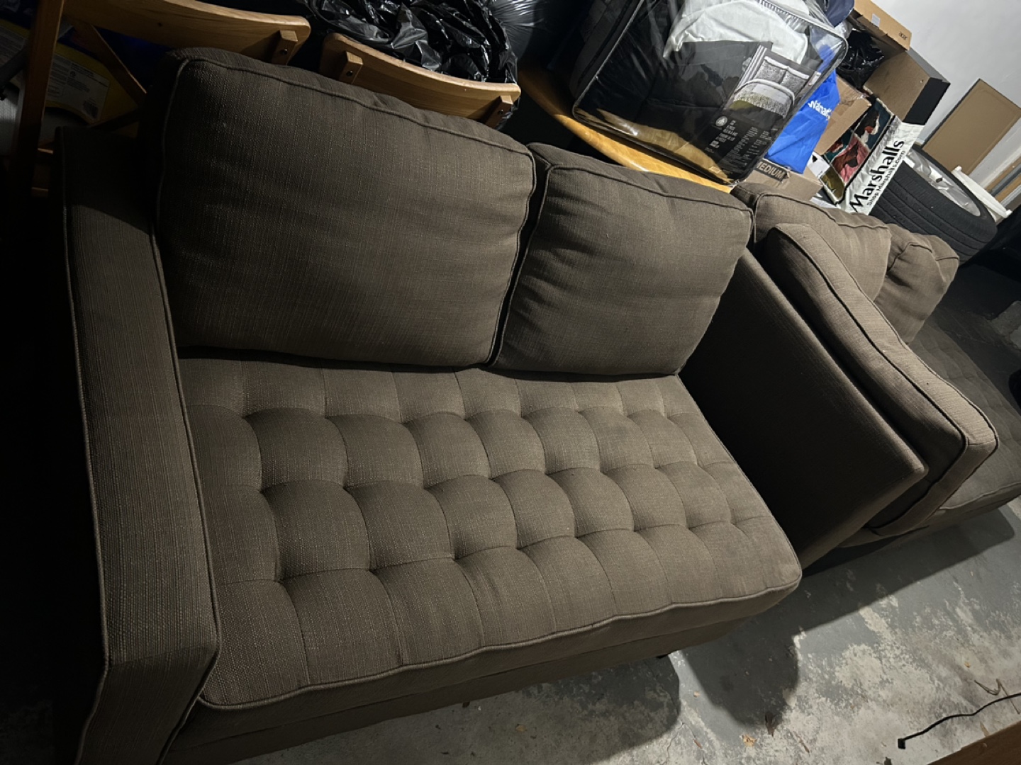 Brown Sectional Couch - photo 4