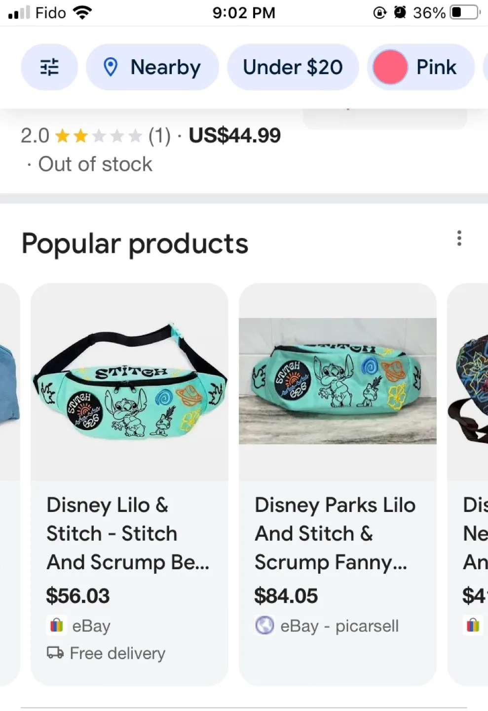 Disney Lilo & Stitch Scrunp Fanny Pack #thriftypicks image indicator(3)
