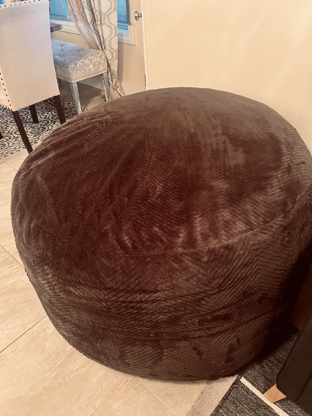 Choclate Brown  comfy Bean Bag Chair need gone ASAP