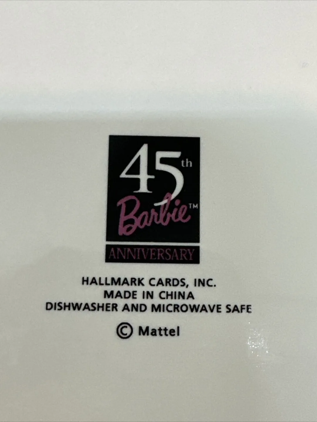 Set of 3 Barbie 45th Anniversary Plates image indicator(5)