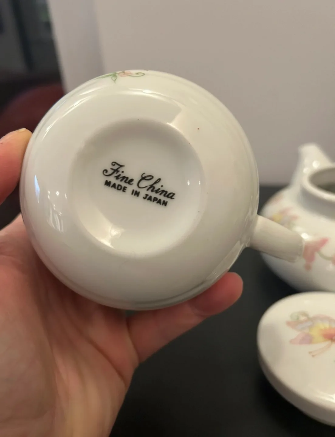 Vintage “Tea for One” Teapot and Cup Set image indicator(6)