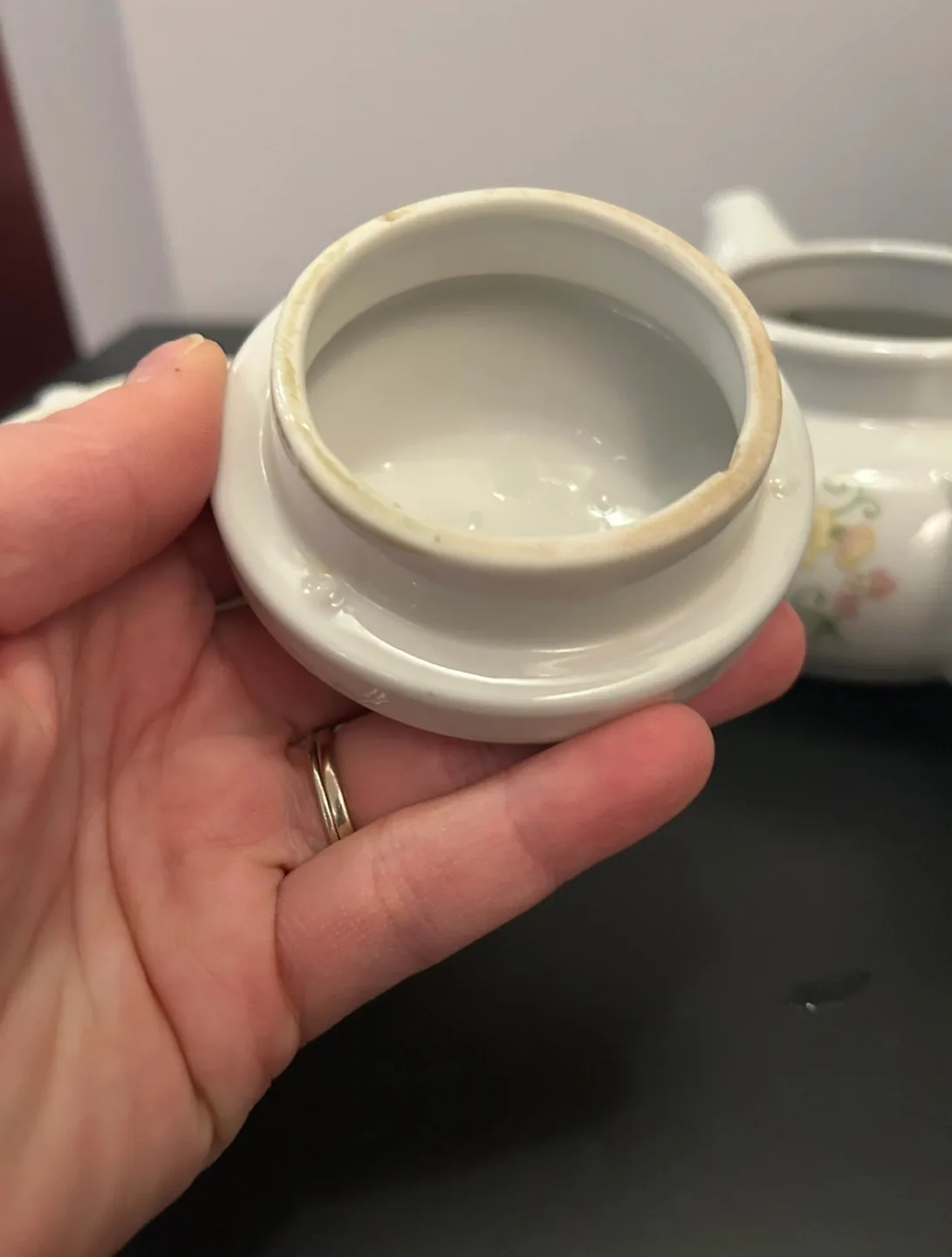 Vintage “Tea for One” Teapot and Cup Set image indicator(8)