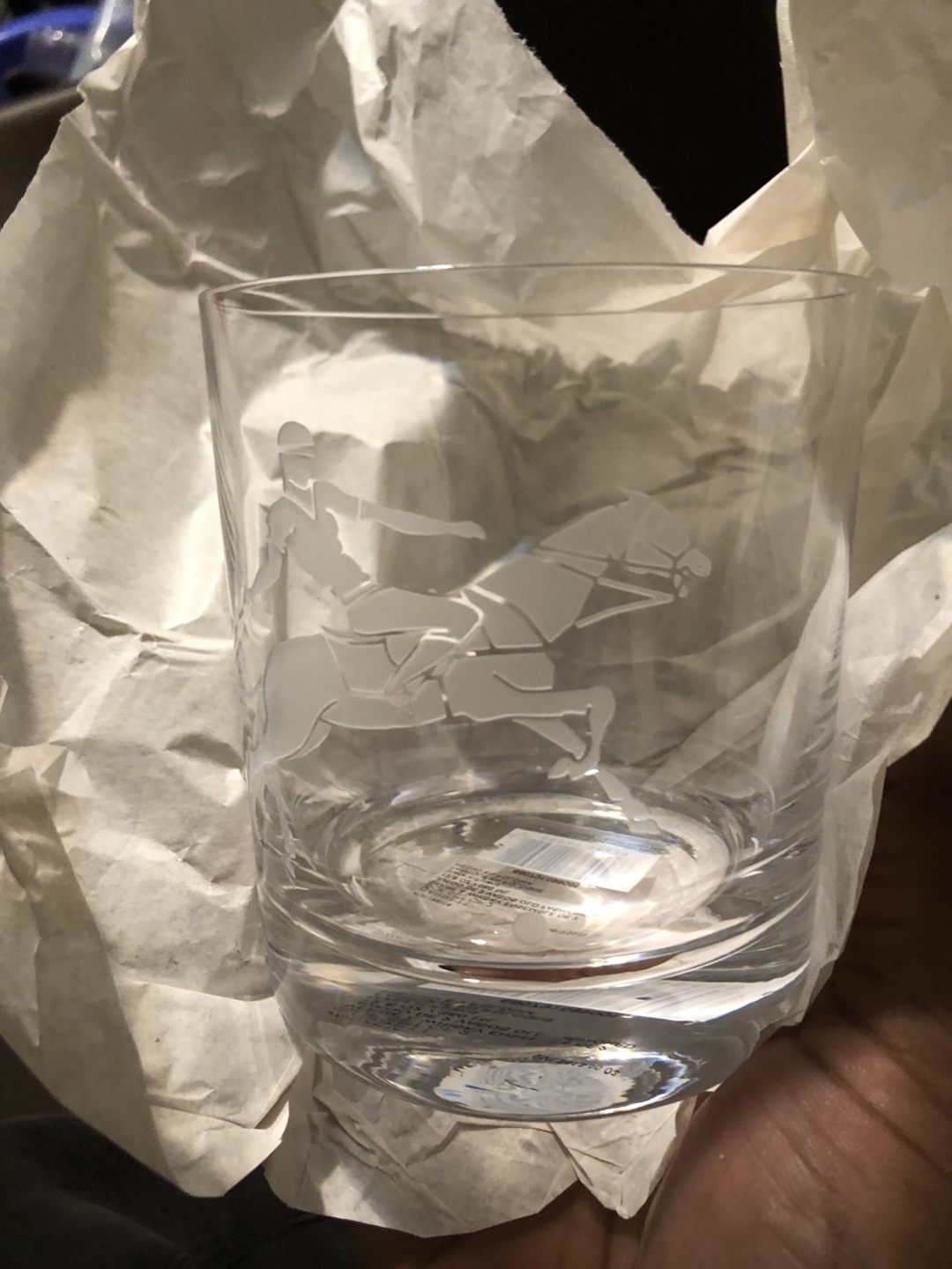 Ralph Lauren Garrett Whiskey Old Fashioned Glasses Set of 2