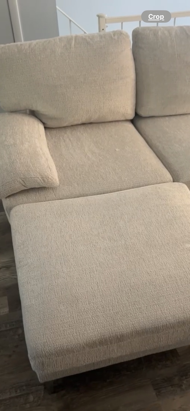 Sectional light grey