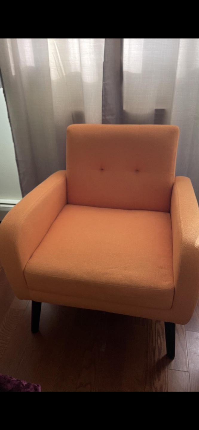 Orange Accent Chair
