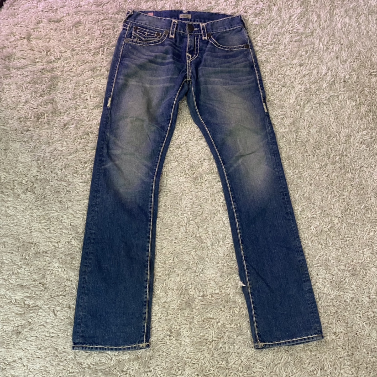 True Religion Ricky Relaxed Straight Jeans Size 28