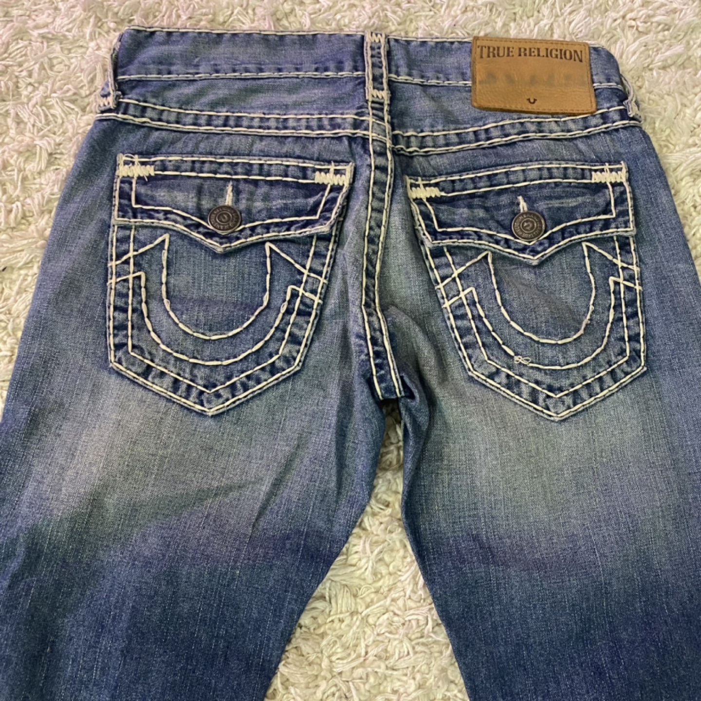 True Religion Ricky Relaxed Straight Jeans Size 28 - photo 5