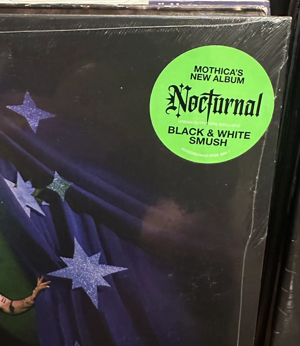 Mothica - Nocturnal (Black & White Smush) Vinyl image indicator(2)