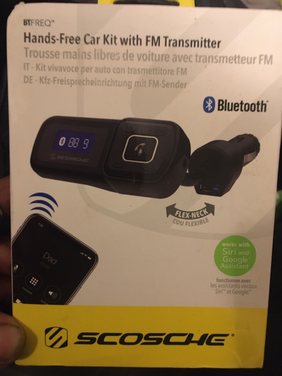 Scosche Hands-Free Car Kit with FM Transmitter