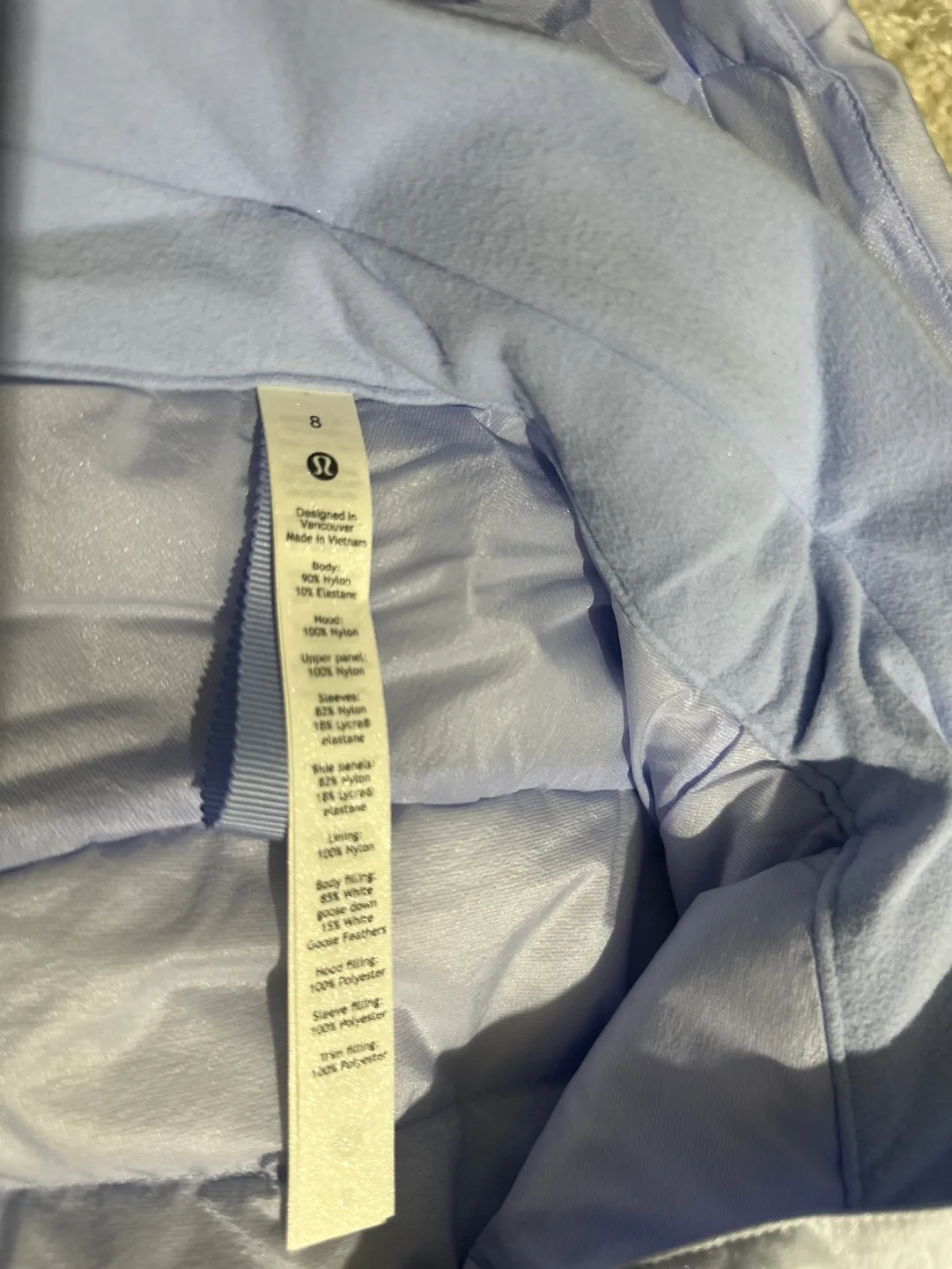 Lululemon Down for It All Jacket image indicator(8)