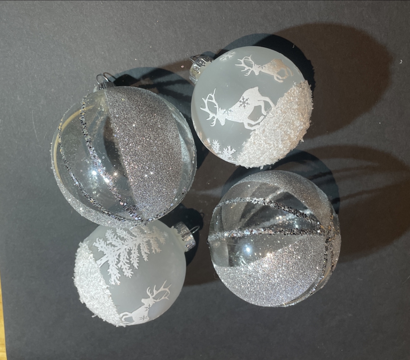 #ThriftyPicks Set of 4 Christmas Ornaments