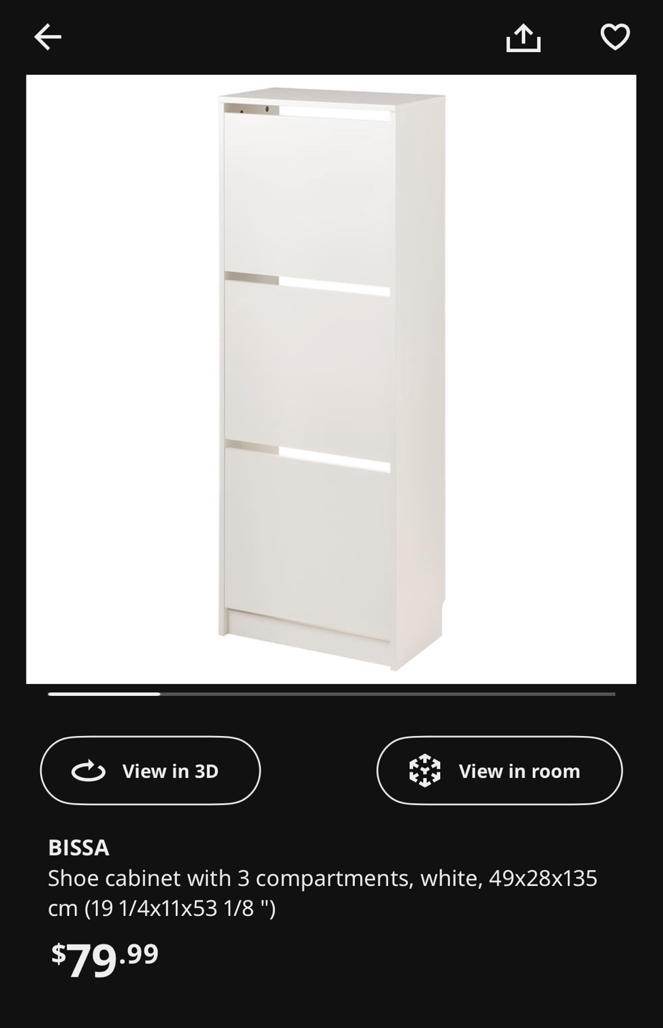 BISSA Shoe Cabinet