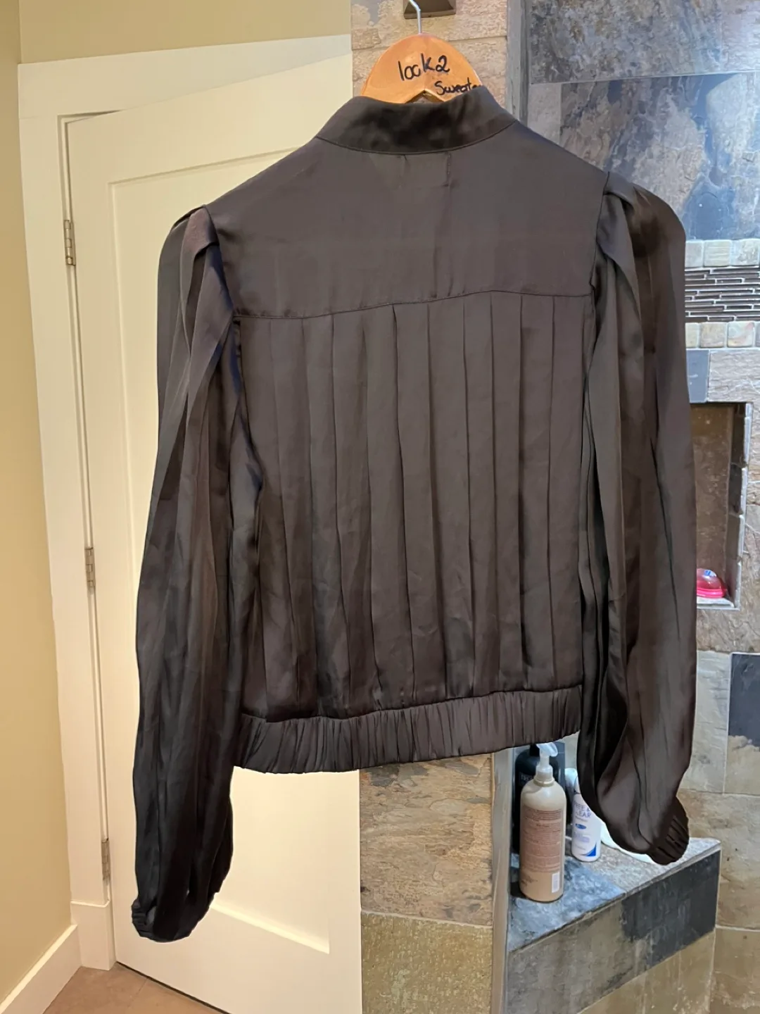 Pins and Needles Satin Blouse #ThriftyPicks image indicator(2)