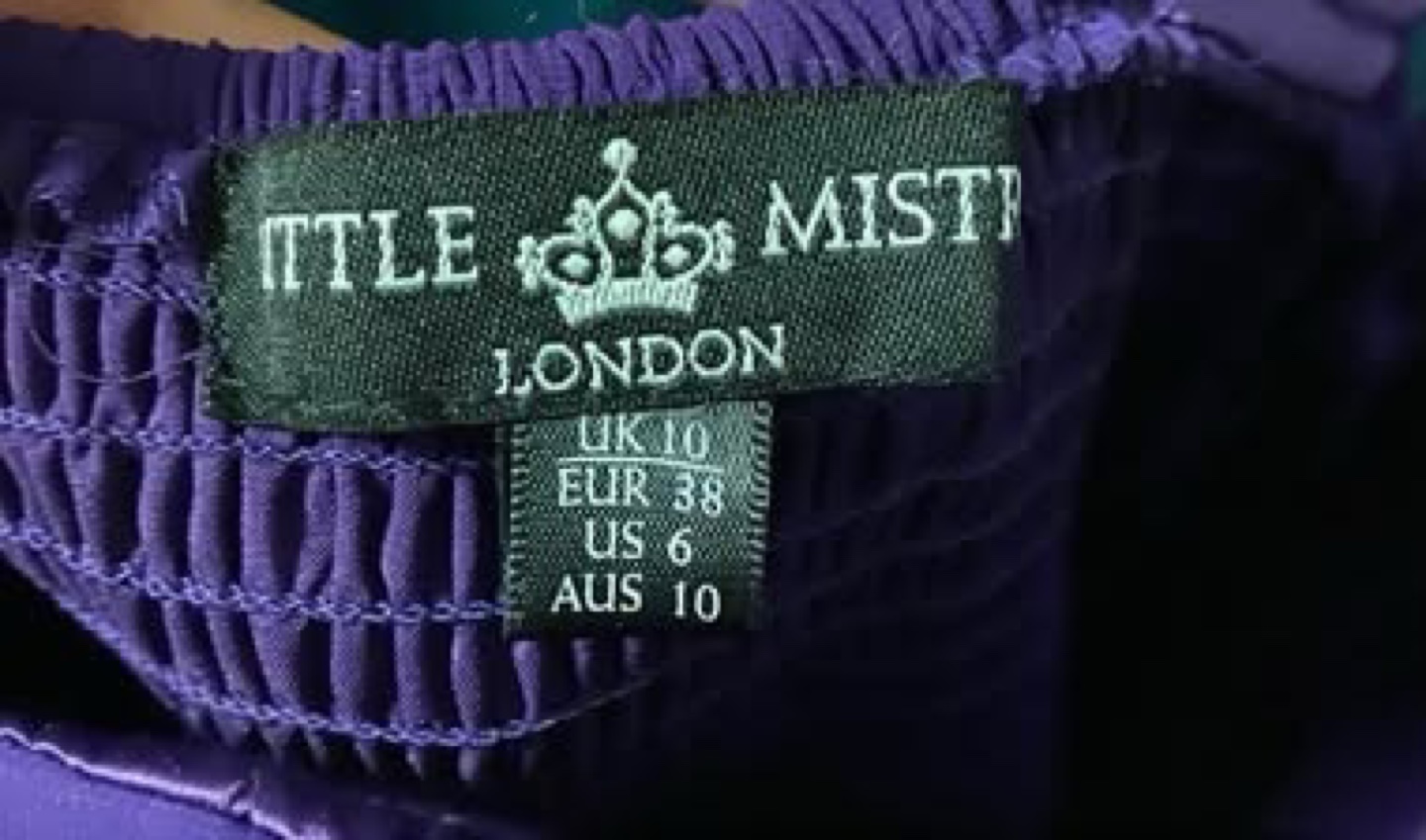 Little Mistress Purple One Shoulder Dress #ThriftyPicks - photo 2