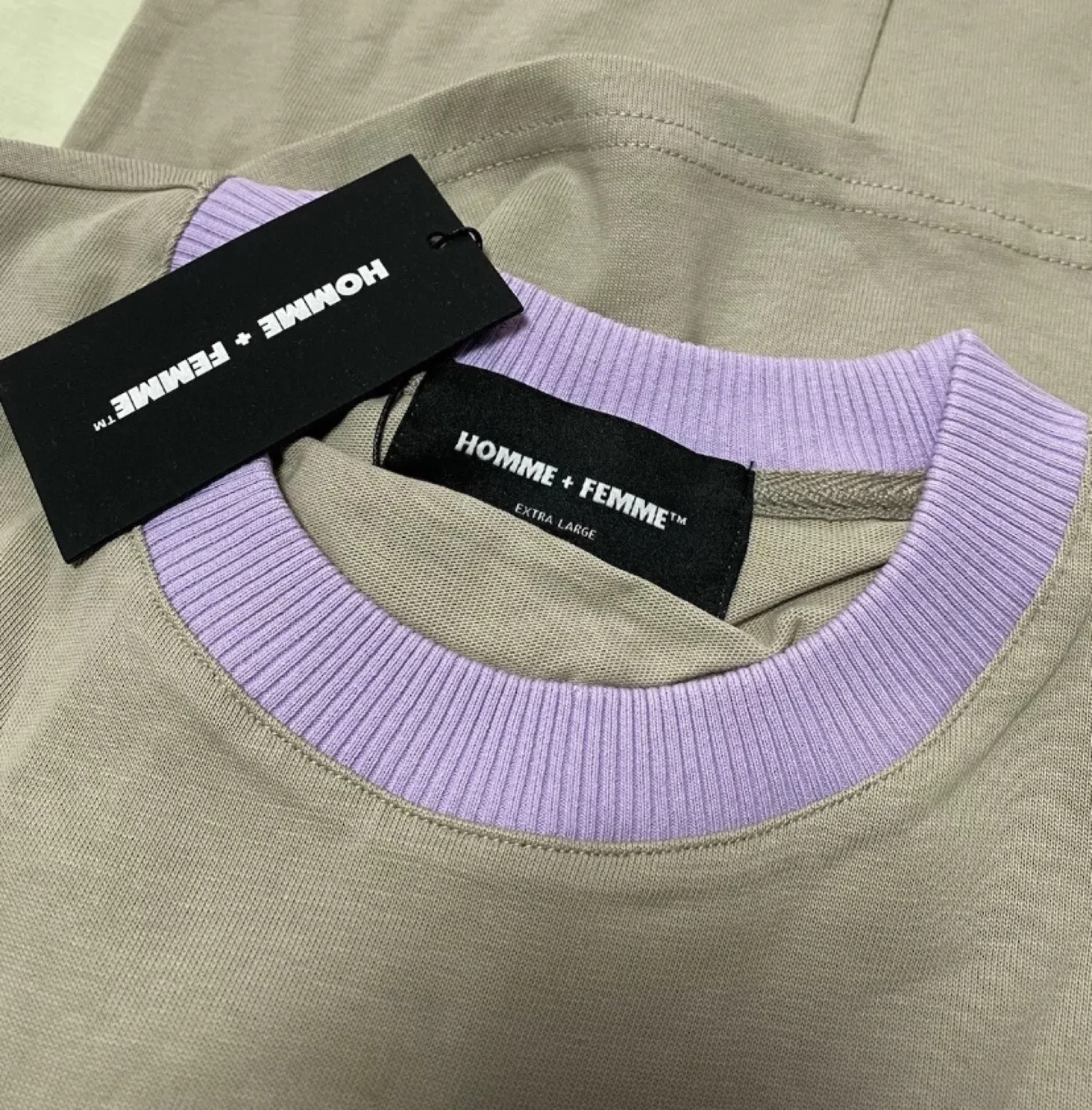 Homme + Femme Plain T-Shirt image indicator(3)