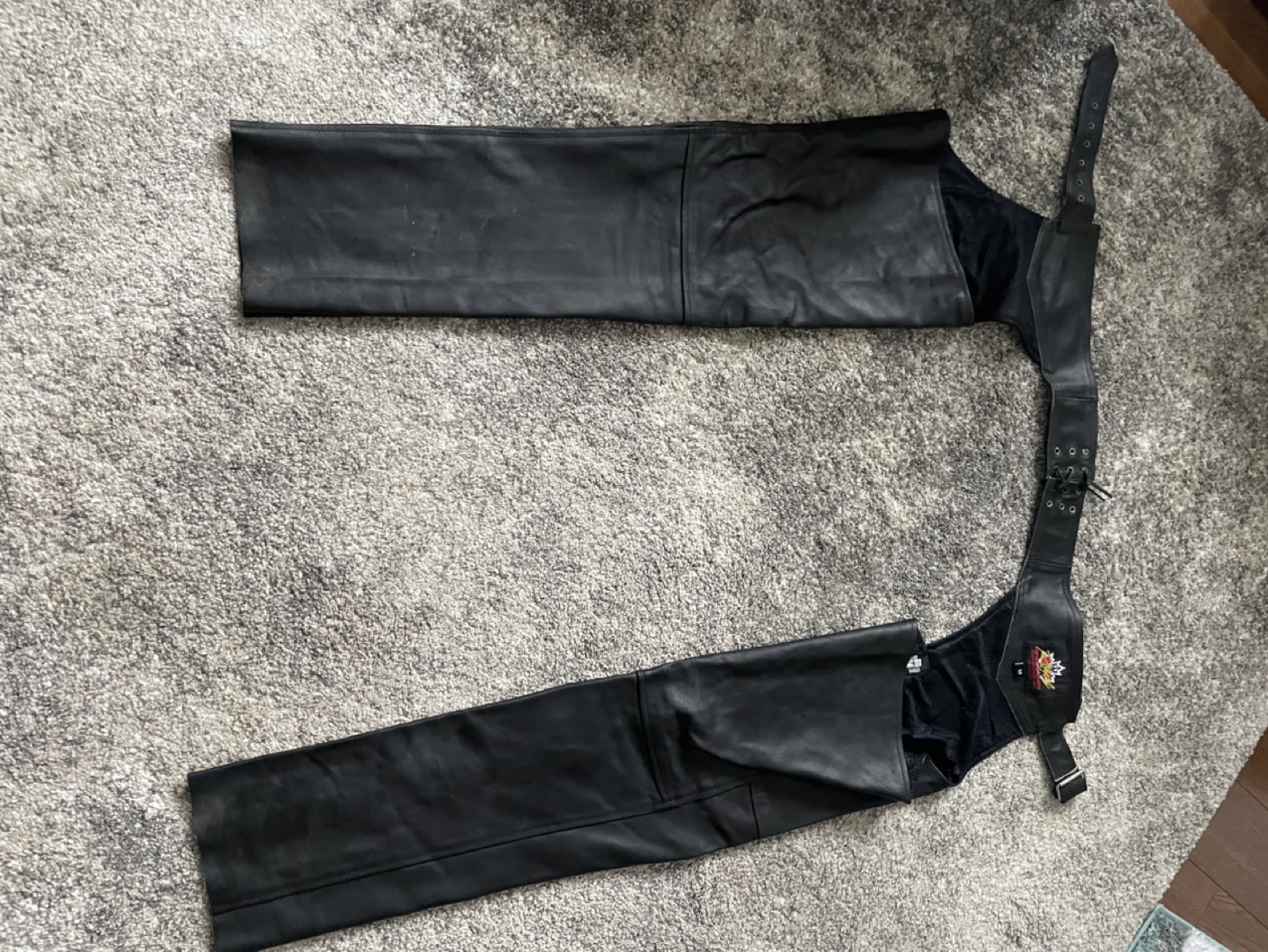 #ThriftyPicks NEW Leather Chaps Men’s size medium
