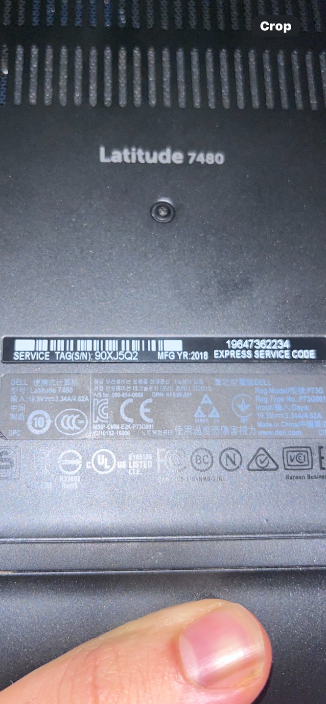 Dell Latitude 7480 Laptop - photo 5