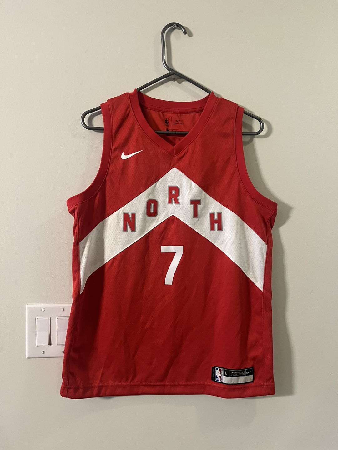 Toronto Raptors Kyle Lowry Jersey Size L