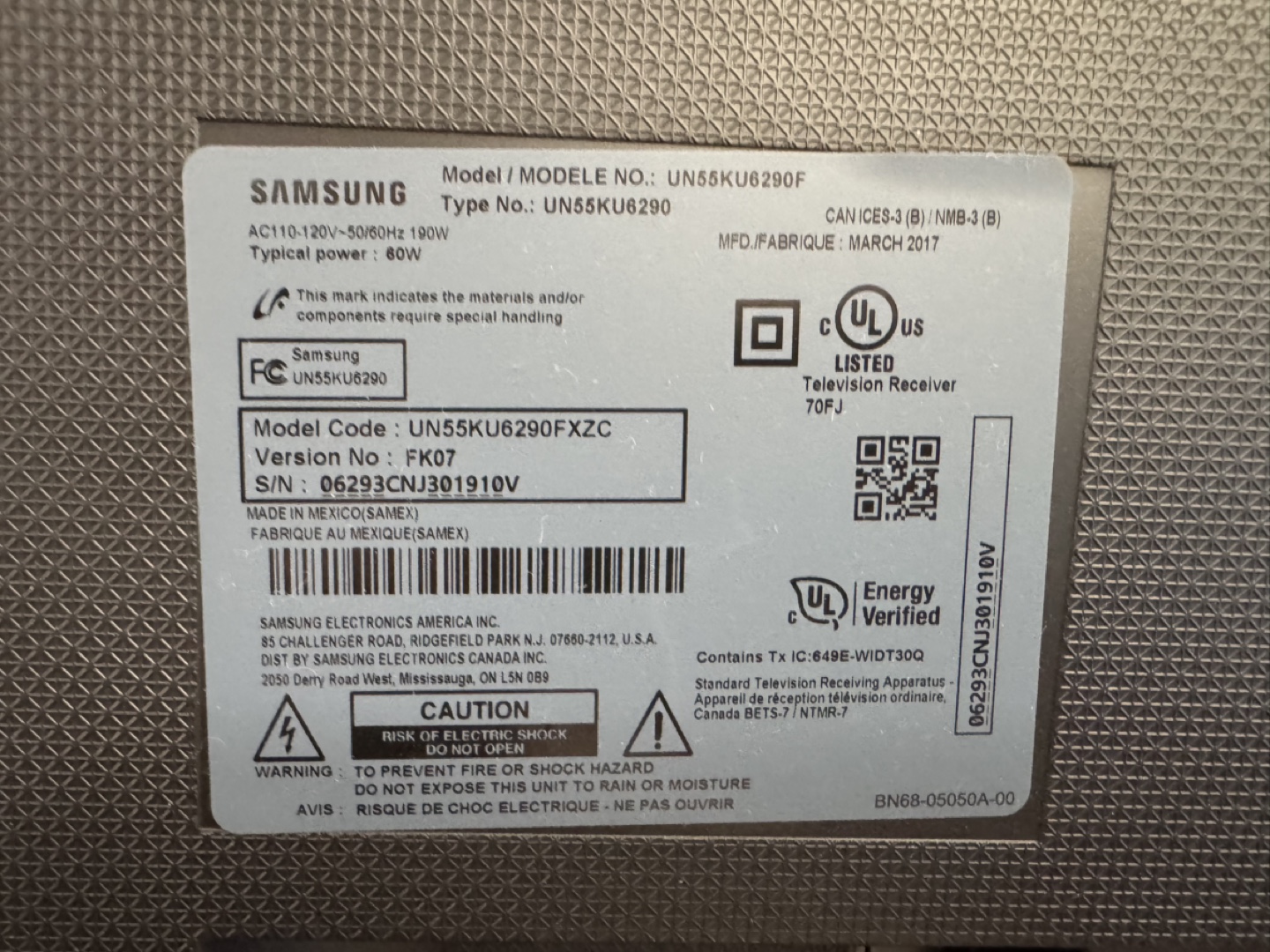 Samsung 55 inch Smart TV - photo 5