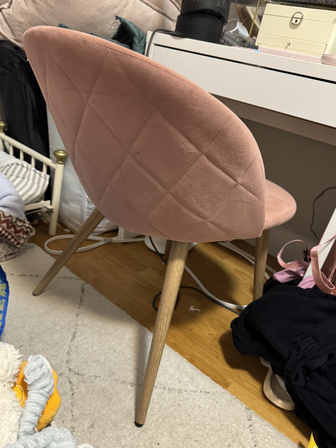 Pink Velvet Dining Chair MOVE IN SALE