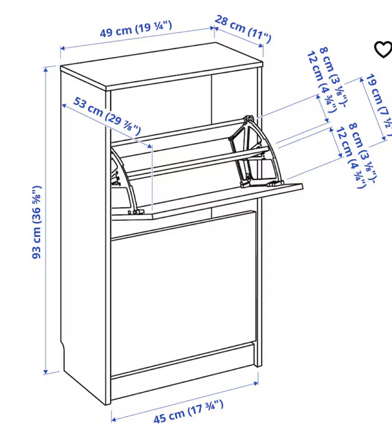 Ikea Shoe Cabinet (4 units) - photo 4