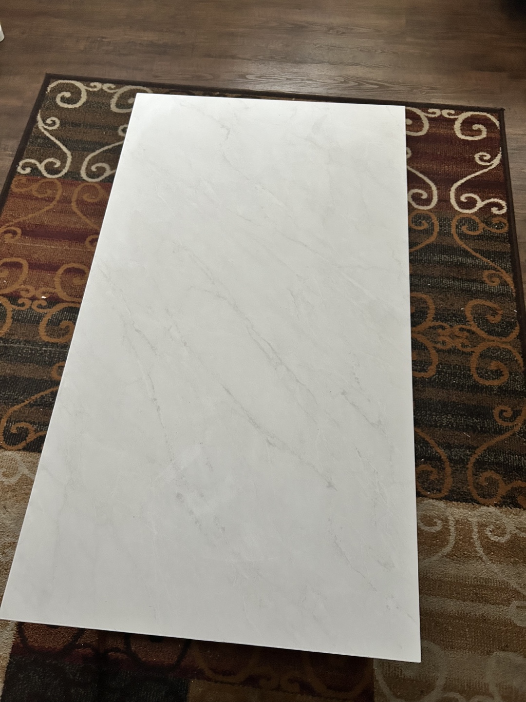 White Marble Coffee Table - photo 2