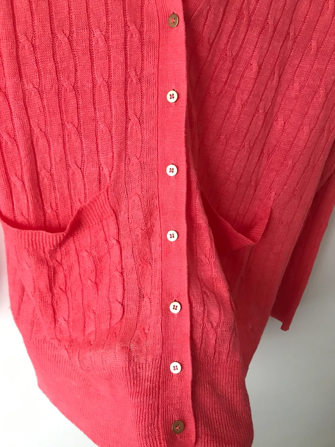J.Crew Pink Linen Cardigan Size Small #thriftypicks image indicator(2)