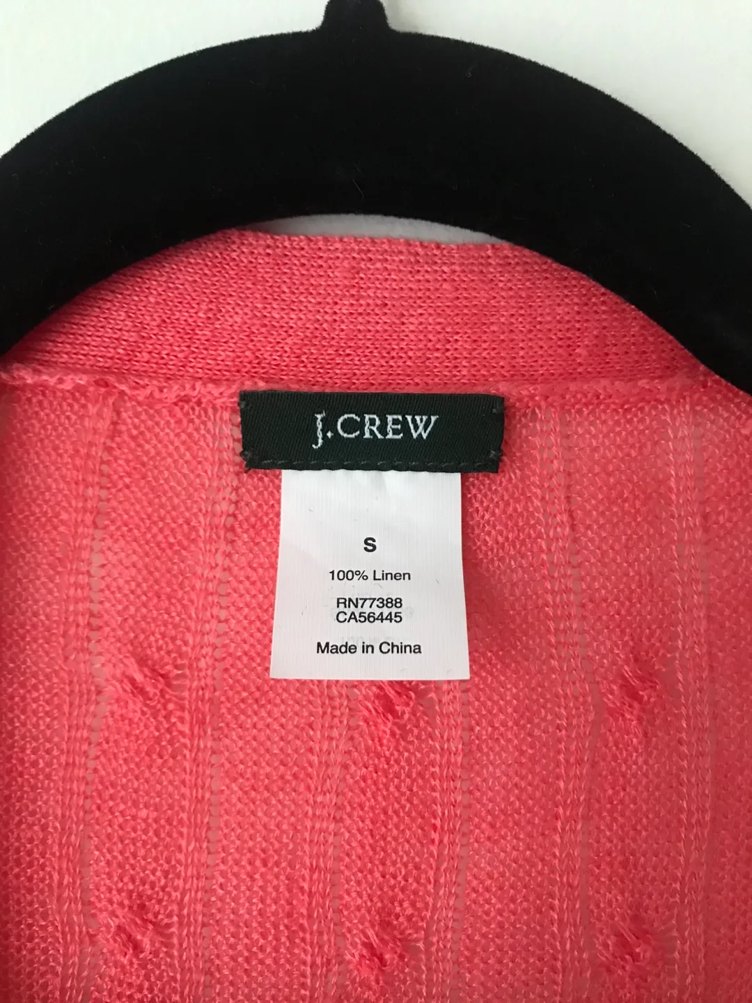 J.Crew Pink Linen Cardigan Size Small #thriftypicks image indicator(3)