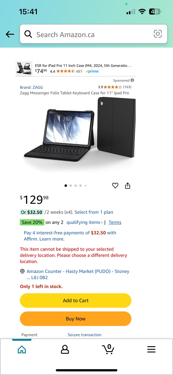 Zagg Folio Wireless Keyboard & Case for 11-inch iPad Pro - photo 3