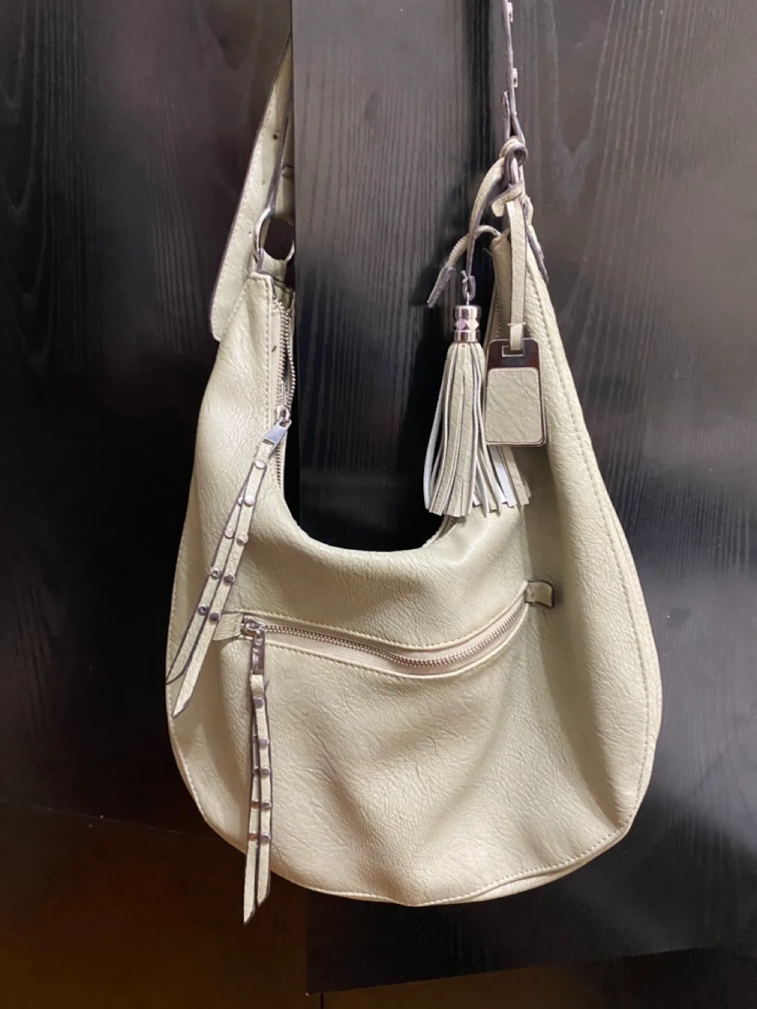 Green Faux Leather Shoulder Bag thumbnail