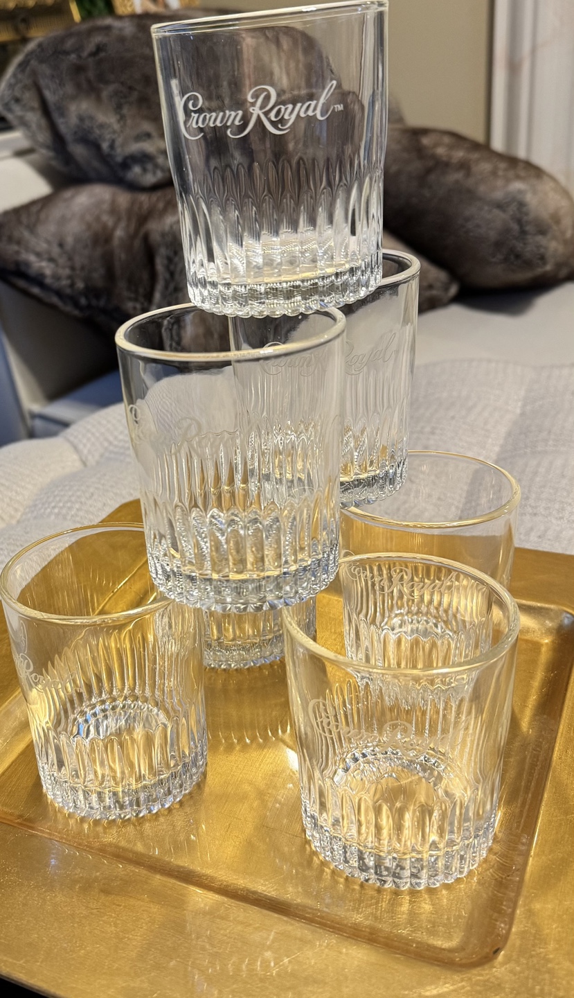 Set of 7 Crown Royal Glasses