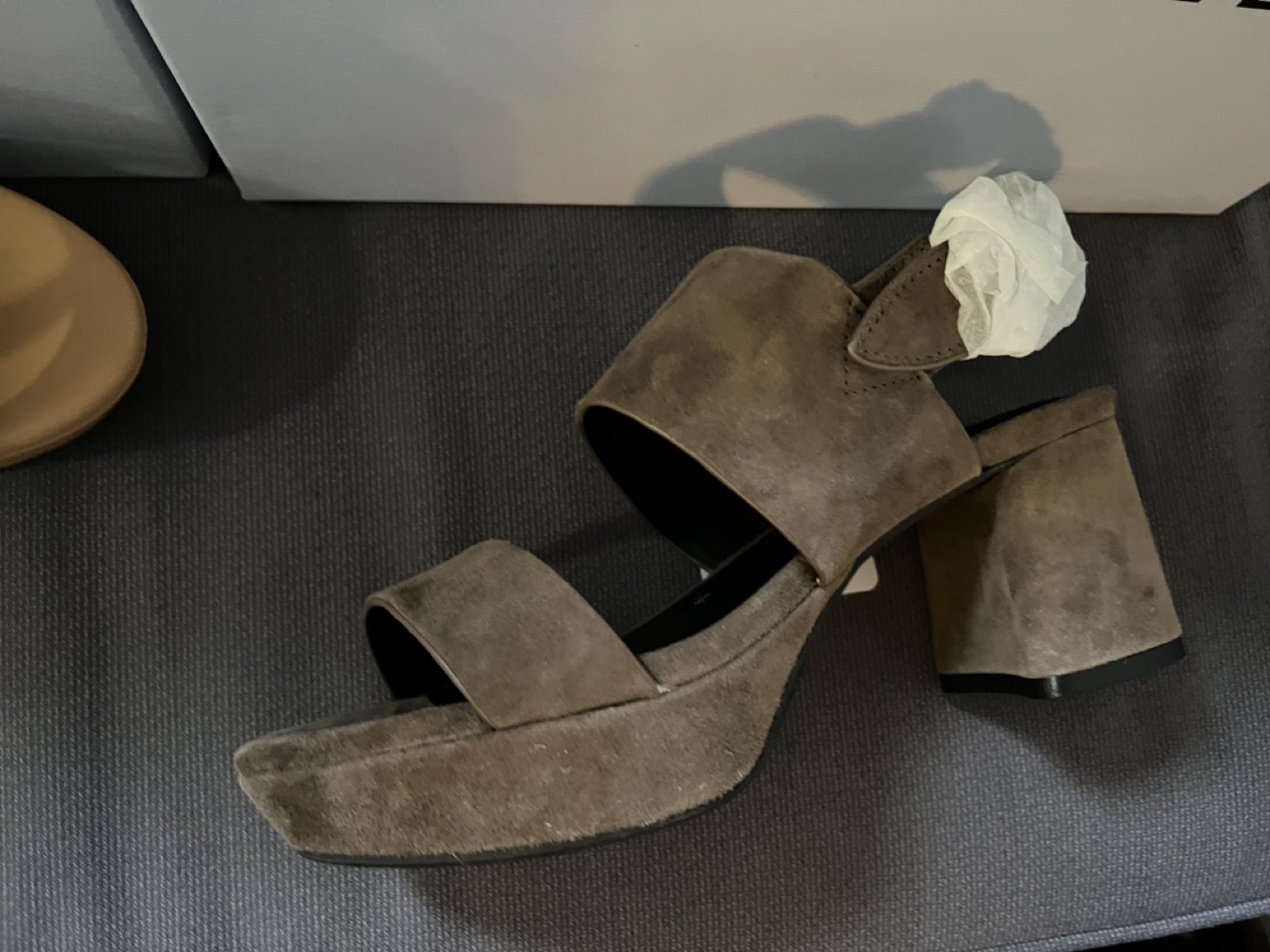 Suede Platform Heels - photo 3