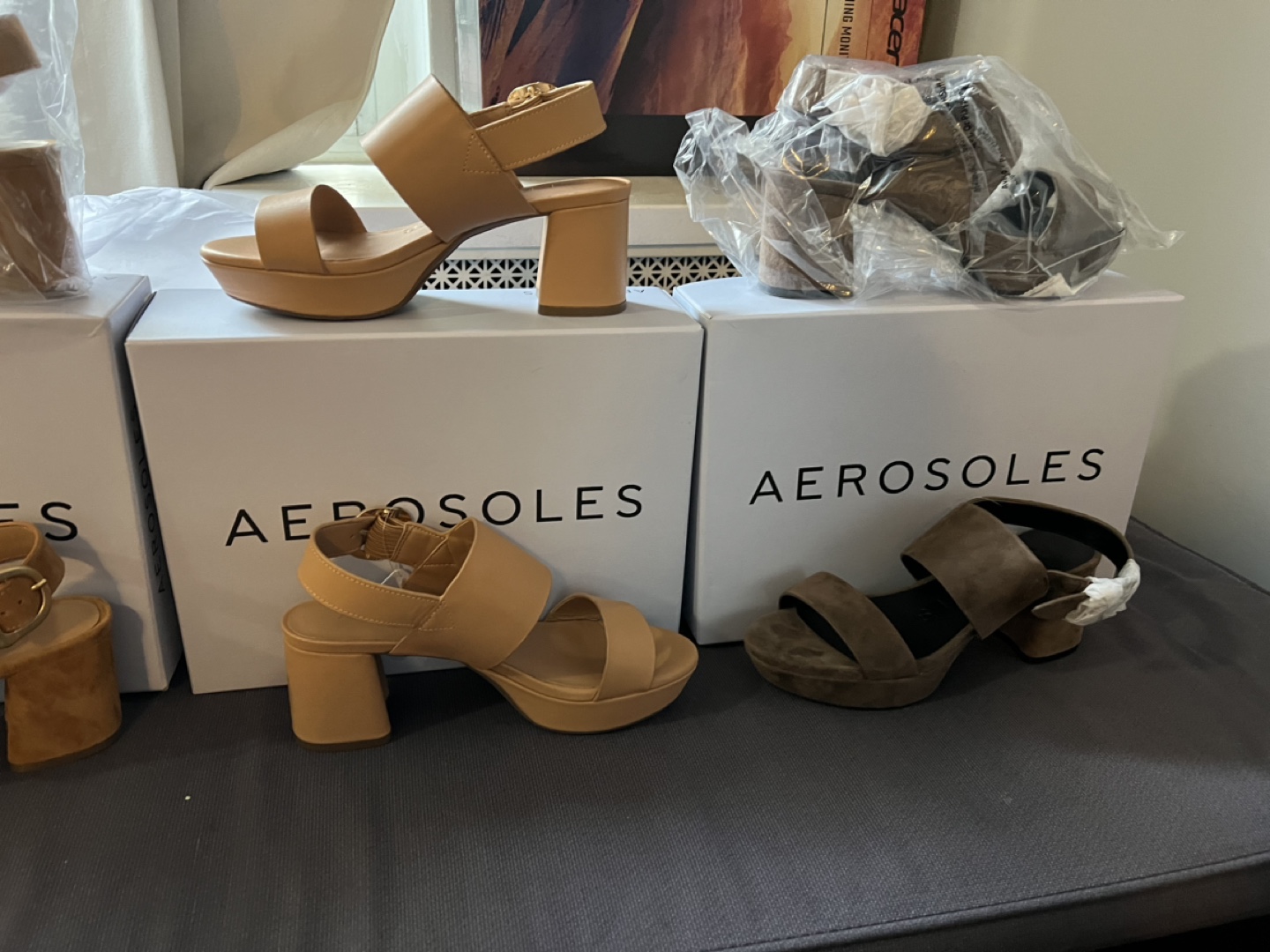 Suede Platform Heels - photo 2