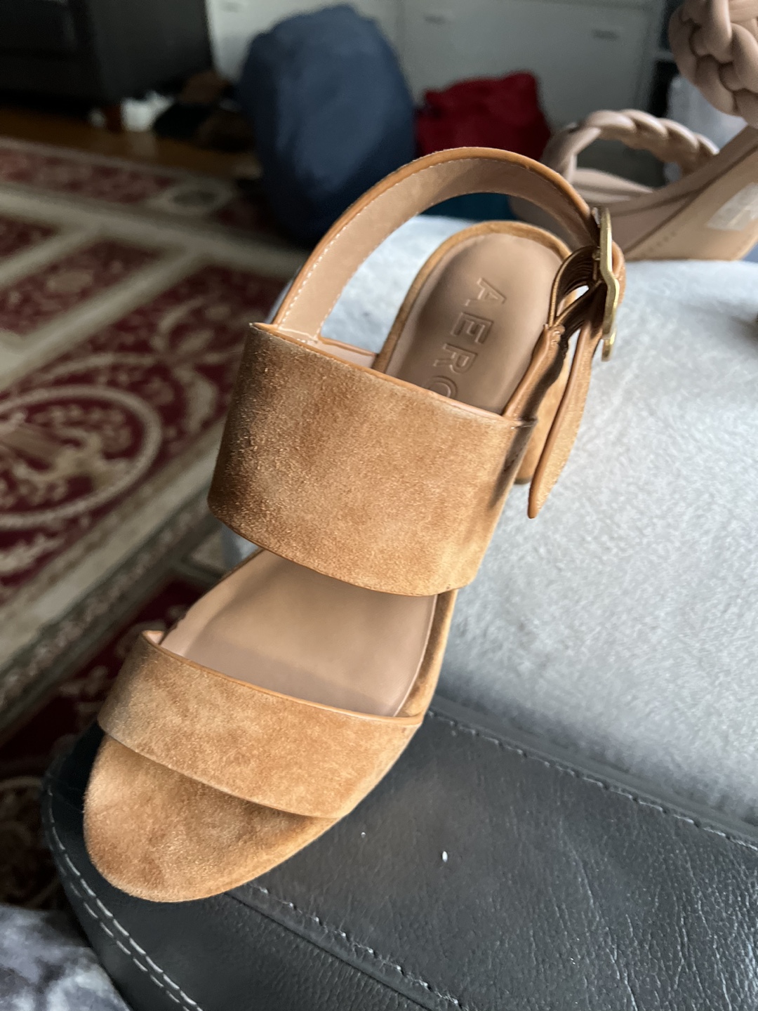 Suede Platform Heels - photo 5