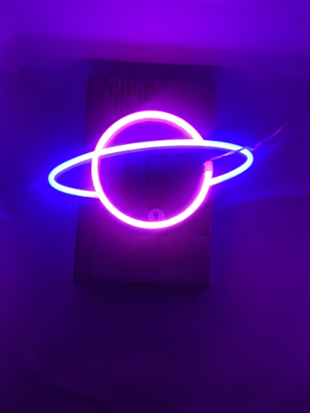 Saturn Neon Sign Light - photo 2