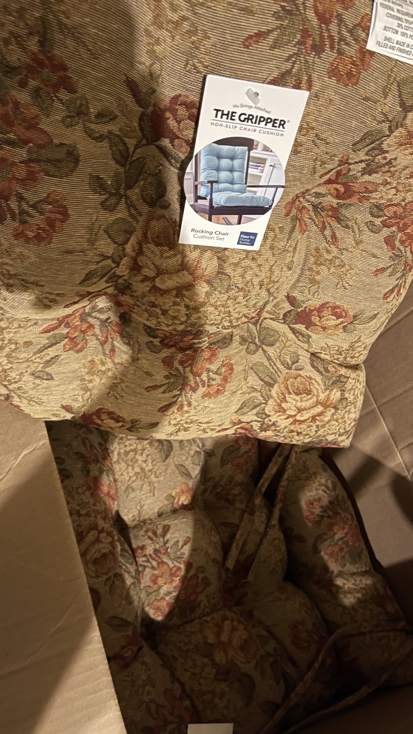The Gripper Rocking Chair Cushion Set