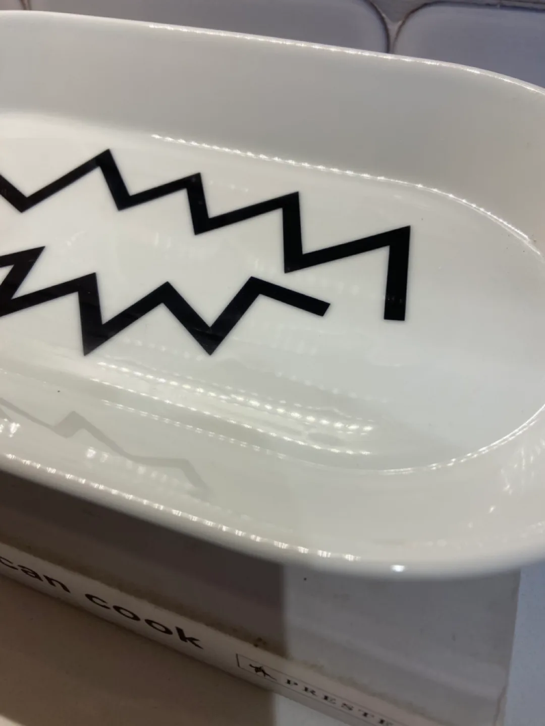 Vintage IKEA Zig Zag Oblong Platter image indicator(3)