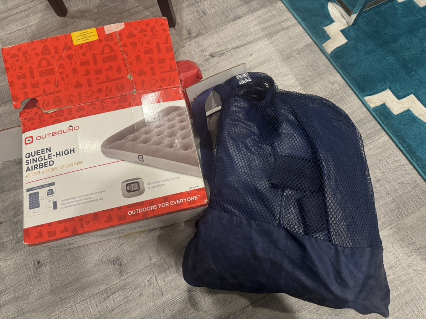 Outbound Queen Single-High Airbed - photo 2