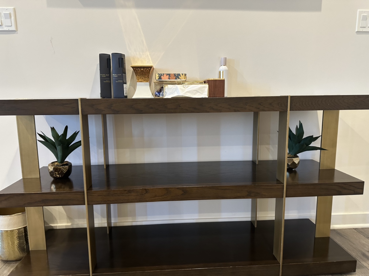 Modern Dark Wood Coffee Table Set - photo 2