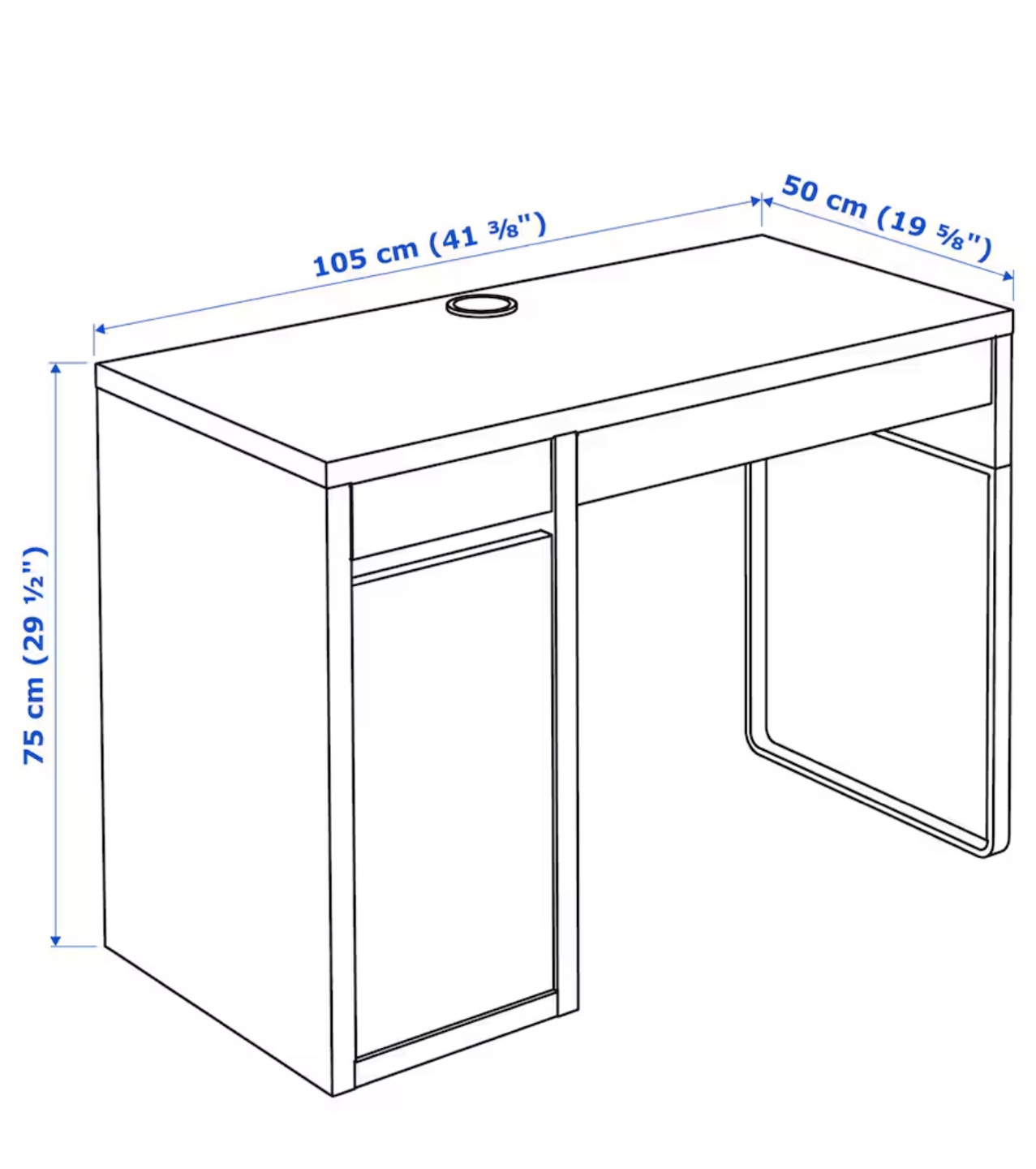 IKEA MICKE Desk White - photo 2