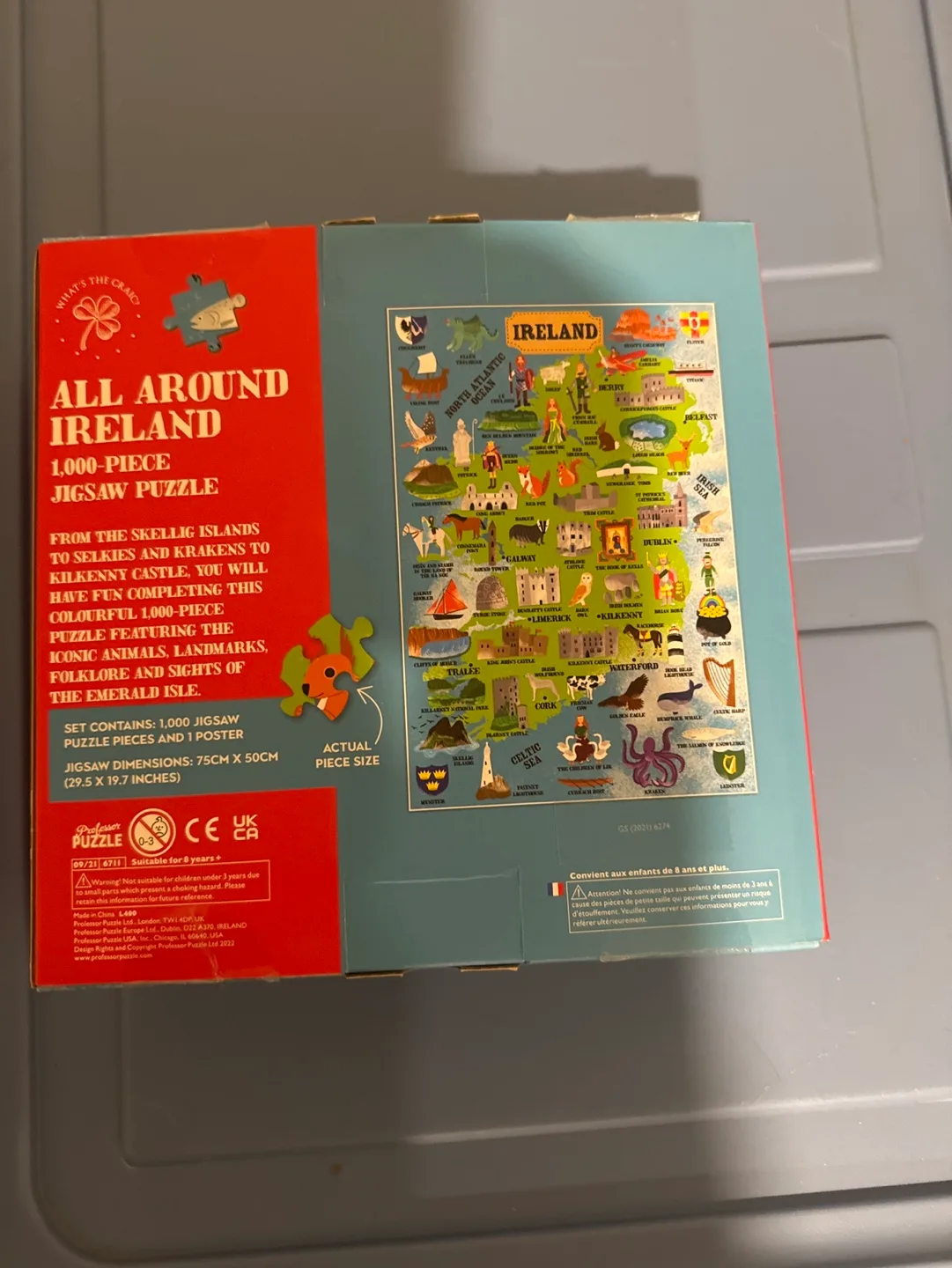 1000 Piece All Around Ireland Jigsaw Puzzle image indicator(2)