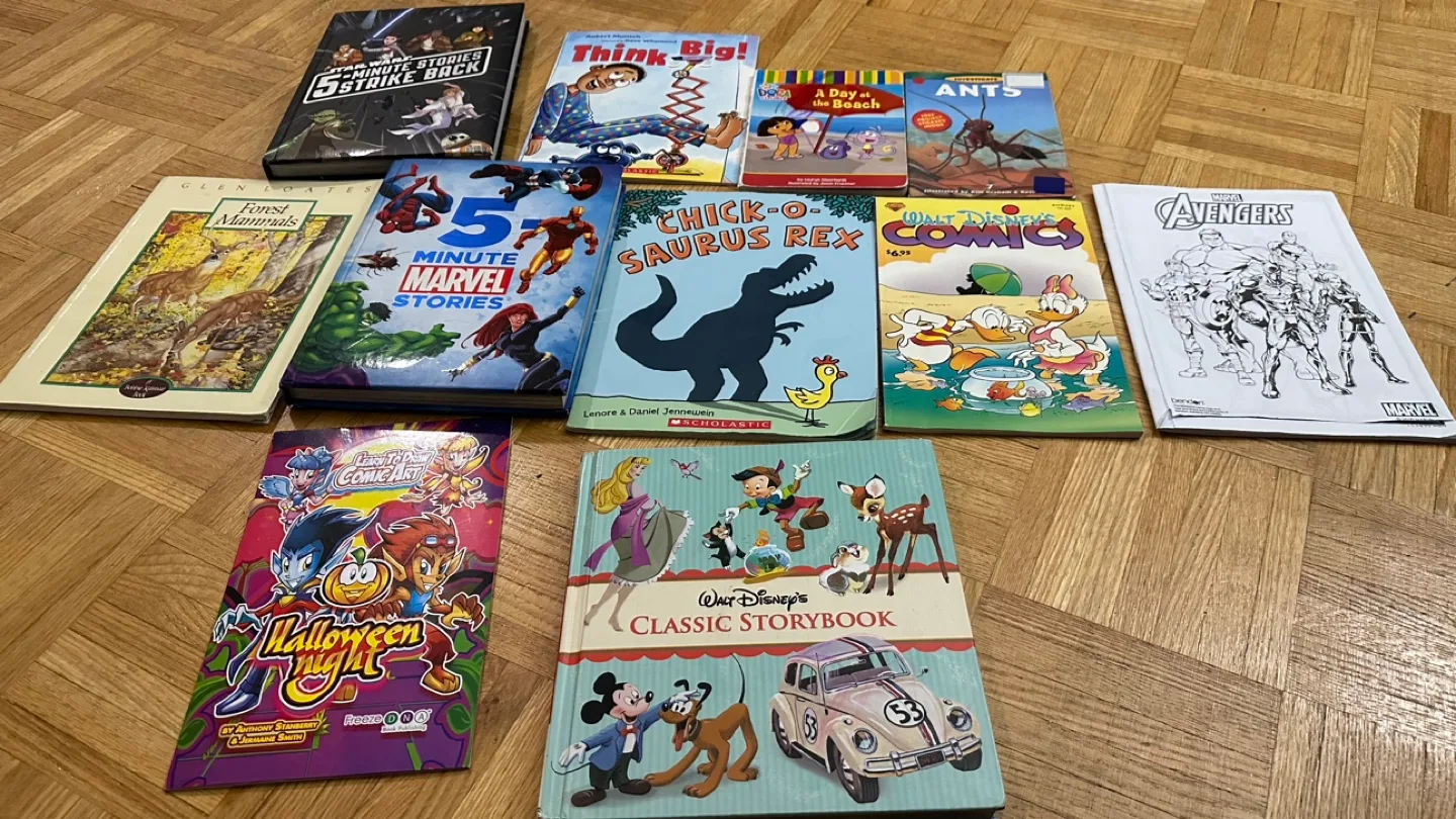 Lot of 11 kids Books for free thumbnail