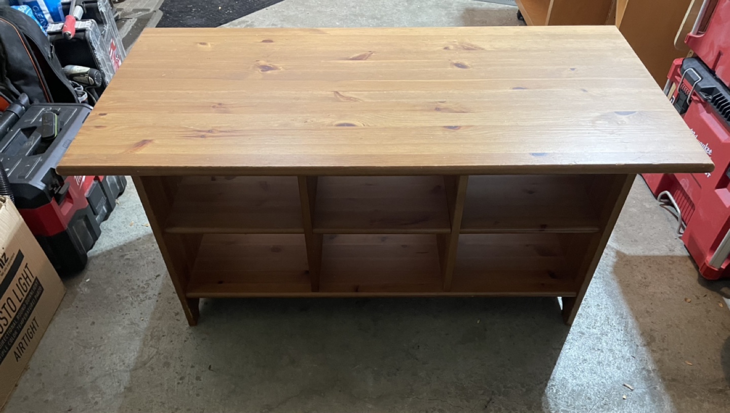 Large coffee table w/ storage - photo 4