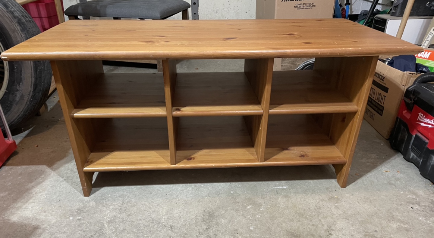 Large coffee table w/ storage - photo 2