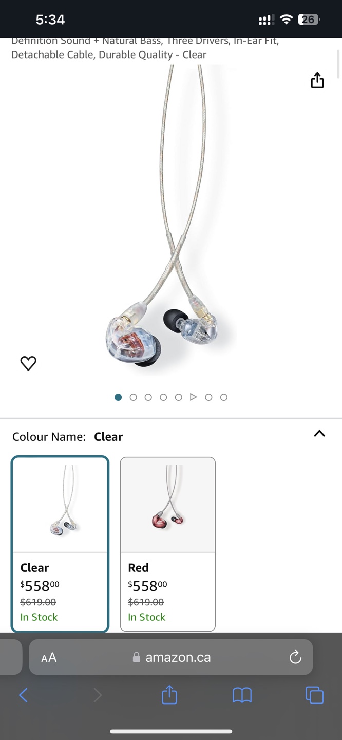 SOUND ISLOATING EARPHONES 535