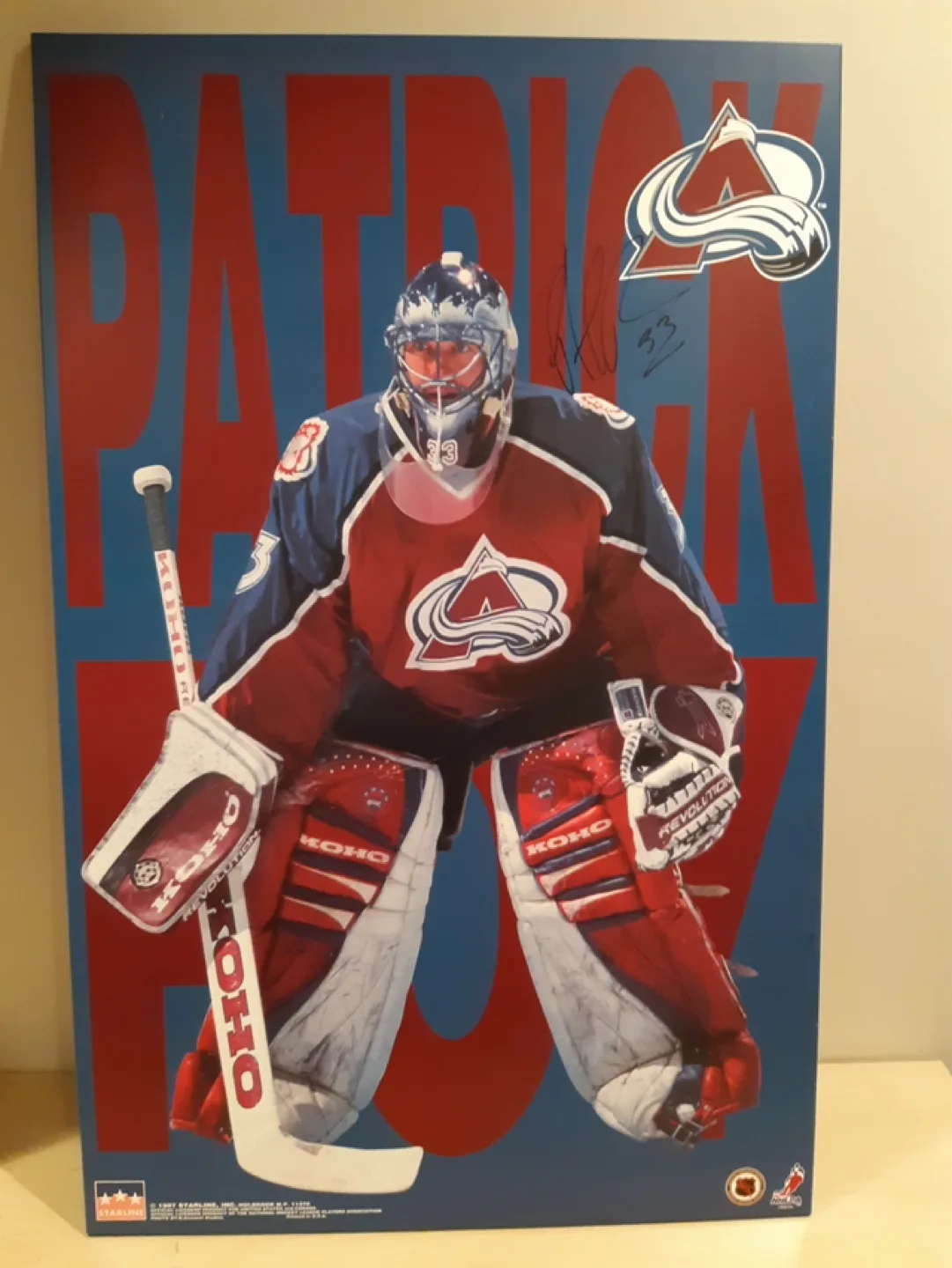 Patrick Roy Autographed Poster image indicator(2)