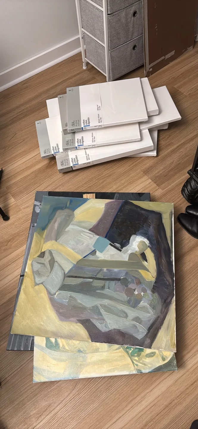 Winsor & Newton Cotton Canvas(8 new+5used→ 13 in total) image indicator(2)