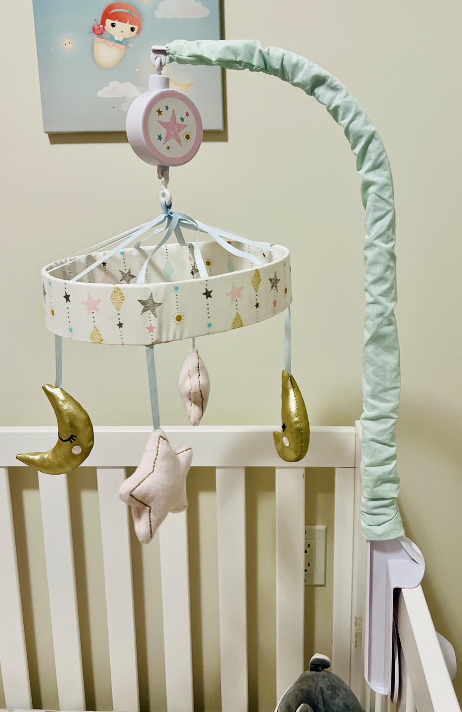 Baby Crib Mobile with Music
