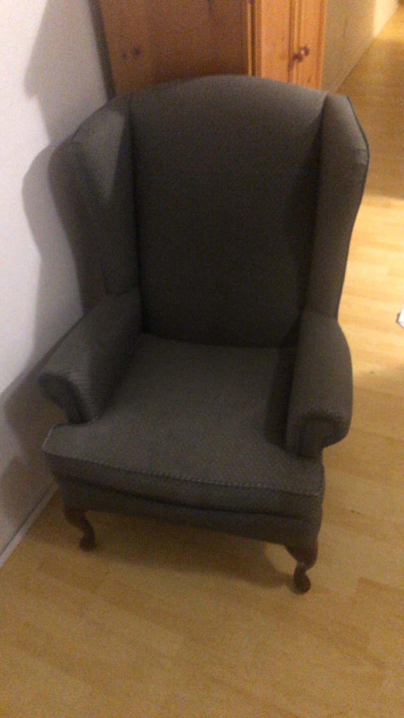 Wingback armchair